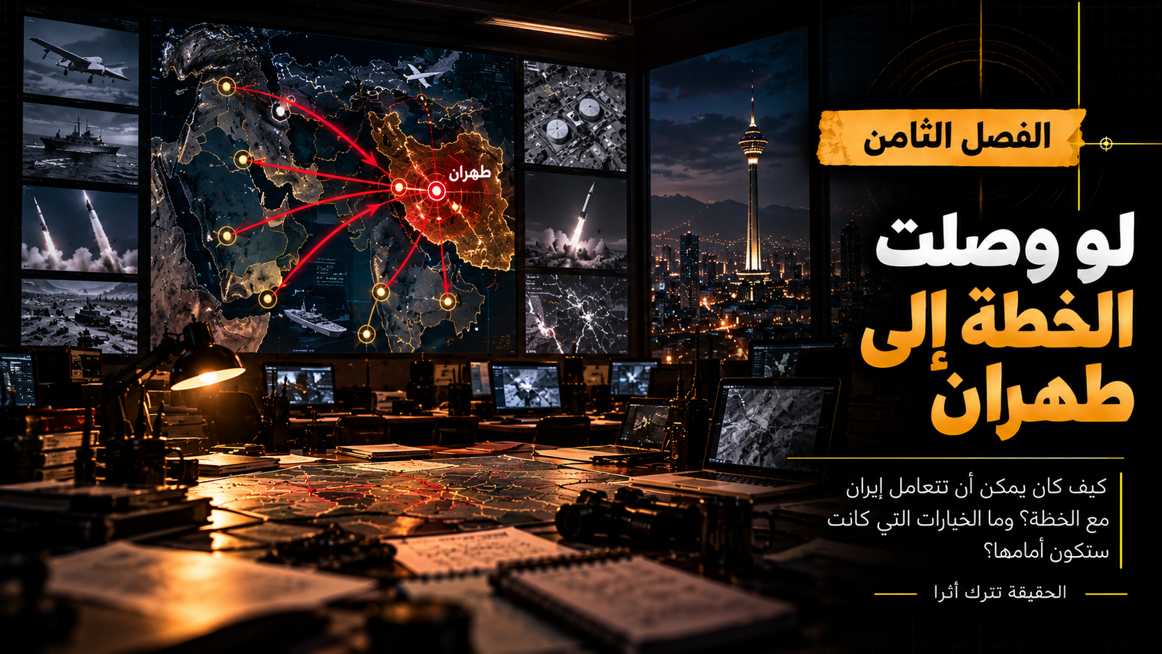 الفصل الثامن | لو وصلت الخطة إلى طهران